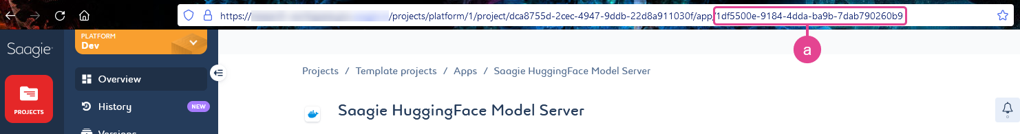 add on hugging face app id