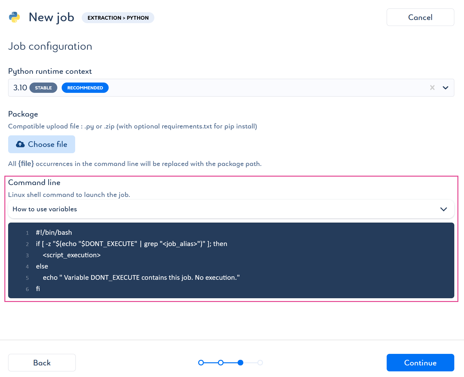 pipeline resume job cmd line