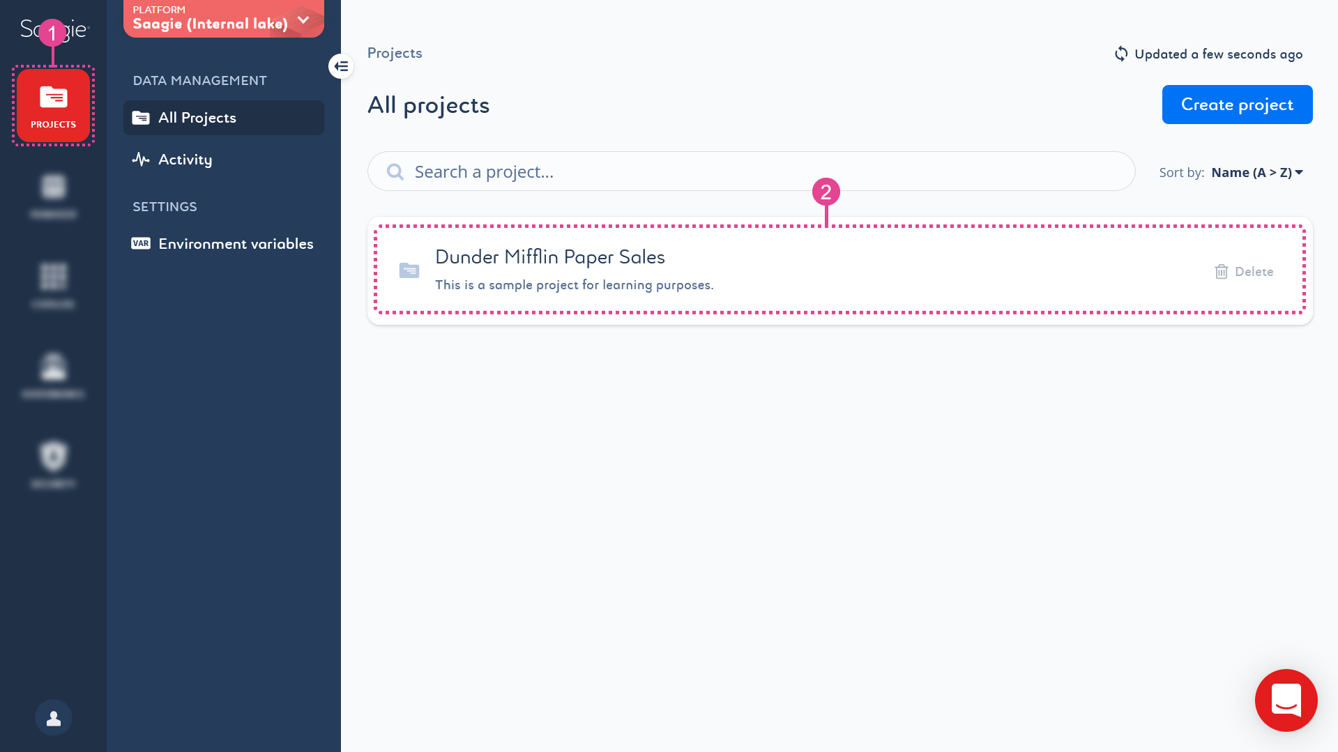 Navigate to your project