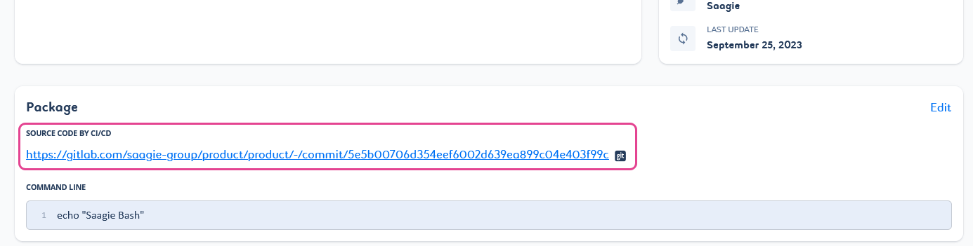 cicd job source code link