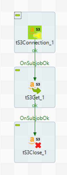 S3 read file with talend